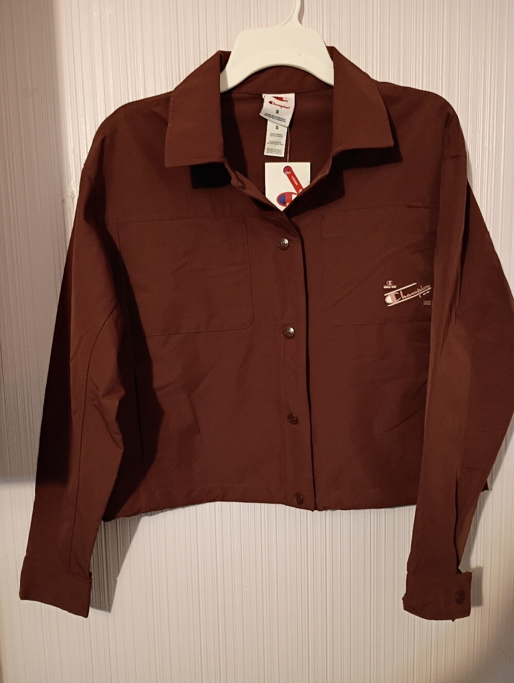New! Champion Women's Snap Front Top Jacket Size Small
